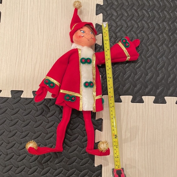 Annalee Green Elegant Elf Doll 75h Anniversary 2008 Christmas Elves - Picture 7 of 8